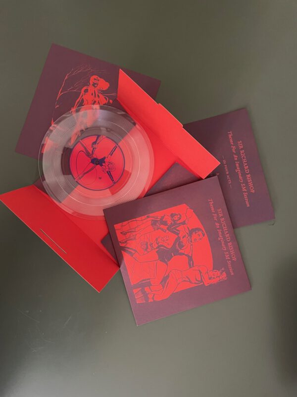 Sir Richard Bishop - Theme For An Imaginary SM Session 7" (lathe cut, clear, edition of 50) registered - Image 2