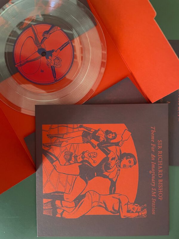 Sir Richard Bishop - Theme For An Imaginary SM Session 7" (lathe cut, clear, edition of 50) registered - Image 3