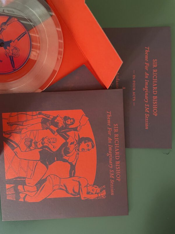 Sir Richard Bishop - Theme For An Imaginary SM Session 7" (lathe cut, clear, edition of 50) registered - Image 4